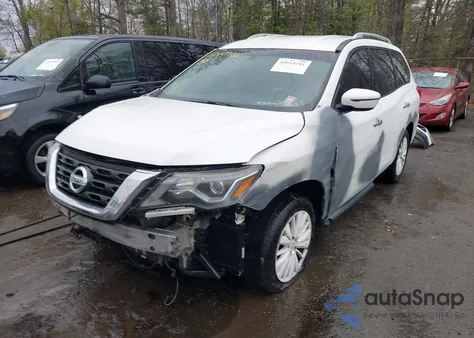 2018 Nissan Pathfinder Sv из США, поврежденный, VIN 5N1DR2MM8JC635804